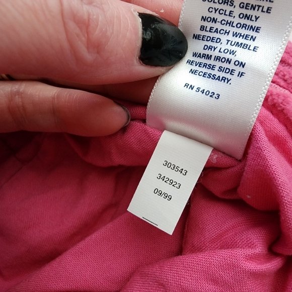 GAP x VINTAGE 90s‎ infant corduroy bucket hat in pink bear embroidery 3-6 Months - Picture 4 of 5